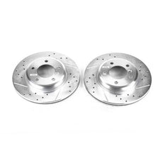 Load image into Gallery viewer, PowerStop Front Evolution Drilled &amp; Slotted Rotors - Main Product View
