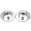 Load image into Gallery viewer, PowerStop Front Evolution Drilled &amp; Slotted Rotors - Pair fits 2001-2003 BMW 525I / 1997-2000 BMW 528I - Main Product View