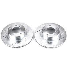 Load image into Gallery viewer, PowerStop Front Evolution Drilled &amp; Slotted Rotors - Pair fits 2001-2003 BMW 525I / 1997-2000 BMW 528I - Main Product View