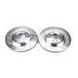 Load image into Gallery viewer, PowerStop Front Evolution Drilled &amp; Slotted Rotors - Main Product View