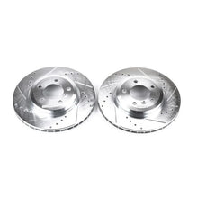 Load image into Gallery viewer, PowerStop Front Evolution Drilled &amp; Slotted Rotors - Main Product View