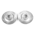Load image into Gallery viewer, PowerStop Front Evolution Drilled &amp; Slotted Rotors - Pair fits 2001-2006 BMW M3 - Main Product View