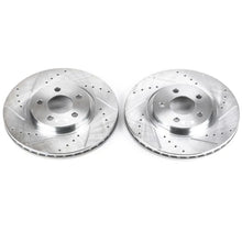 Load image into Gallery viewer, PowerStop Front Evolution Drilled &amp; Slotted Rotors - Pair fits 2001-2010 Chrysler PT / PT Cruiser - Main Product View
