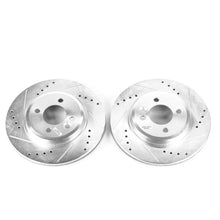 Load image into Gallery viewer, PowerStop Front Evolution Drilled &amp; Slotted Rotors - Main Product View