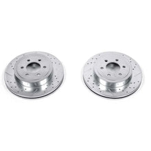 Load image into Gallery viewer, PowerStop Front Evolution Drilled &amp; Slotted Rotors - Pair fits 2003-2004 Dodge Dakota - Main Product View