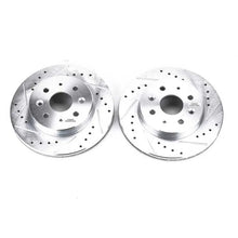 Load image into Gallery viewer, PowerStop Front Evolution Drilled &amp; Slotted Rotors - Pair fits 2003-2005 Kia RIO - Main Product View