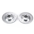 Load image into Gallery viewer, PowerStop Front Evolution Drilled &amp; Slotted Rotors - Pair fits 2003-2005 Mazda 6 I - Main Product View
