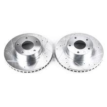Load image into Gallery viewer, PowerStop Front Evolution Drilled &amp; Slotted Rotors - Pair fits 2004 Pontiac GTO - Main Product View
