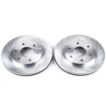 Load image into Gallery viewer, PowerStop Front Evolution Drilled &amp; Slotted Rotors - Main Product View