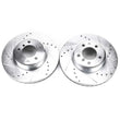 Load image into Gallery viewer, PowerStop Front Evolution Drilled &amp; Slotted Rotors - Main Product View