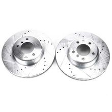 Load image into Gallery viewer, PowerStop Front Evolution Drilled &amp; Slotted Rotors - Main Product View