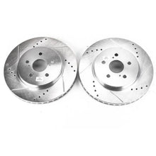 Load image into Gallery viewer, PowerStop Front Evolution Drilled &amp; Slotted Rotors - Main Product View