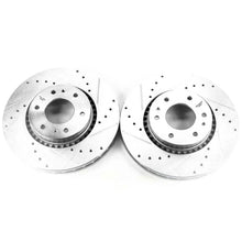 Load image into Gallery viewer, PowerStop Front Evolution Drilled &amp; Slotted Rotors - Main Product View