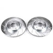 Load image into Gallery viewer, PowerStop Front Evolution Drilled &amp; Slotted Rotors - Pair fits 2004-2008 Mazda Rx-8 - Main Product View