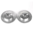 Load image into Gallery viewer, PowerStop Front Evolution Drilled &amp; Slotted Rotors - Pair fits 2004-2010 BMW X3 - Main Product View