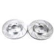 Load image into Gallery viewer, PowerStop Front Evolution Drilled &amp; Slotted Rotors - Pair fits 2004-2012 Mitsubishi Eclipse / Galant - Main Product View