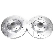 Load image into Gallery viewer, PowerStop Front Evolution Drilled &amp; Slotted Rotors - Pair fits 2004-2015 Mazda 3 / 5 - Main Product View