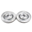 Load image into Gallery viewer, PowerStop Front Evolution Drilled &amp; Slotted Rotors - Main Product View