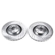 Load image into Gallery viewer, PowerStop Front Evolution Drilled &amp; Slotted Rotors - Pair fits 2005-2011 Audi A6 / A6 Quattro - Main Product View