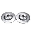 Load image into Gallery viewer, PowerStop Front Evolution Drilled &amp; Slotted Rotors - Pair fits 2005-2011 Audi A6 / A6 Quattro - Main Product View