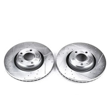 Load image into Gallery viewer, PowerStop Front Evolution Drilled &amp; Slotted Rotors - Pair fits 2005-2011 Audi A6 / A6 Quattro - Main Product View