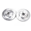 Load image into Gallery viewer, PowerStop Front Evolution Drilled &amp; Slotted Rotors - Pair fits 2005-2012 Acura RL - Main Product View