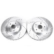 Load image into Gallery viewer, PowerStop Front Evolution Drilled &amp; Slotted Rotors - Main Product View