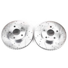 Load image into Gallery viewer, PowerStop Front Evolution Drilled &amp; Slotted Rotors - Pair fits 2005-2015 Toyota Tacoma - Main Product View