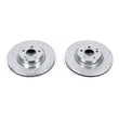 Load image into Gallery viewer, PowerStop Front Evolution Drilled &amp; Slotted Rotors - Main Product View
