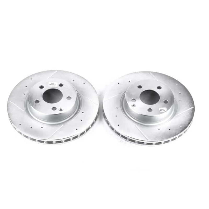PowerStop Front Evolution Drilled & Slotted Rotors - Main Product View