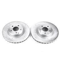 Load image into Gallery viewer, PowerStop Front Evolution Drilled &amp; Slotted Rotors - Main Product View
