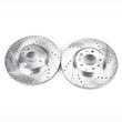 Load image into Gallery viewer, PowerStop Front Evolution Drilled &amp; Slotted Rotors - Pair fits 2006-2007 Mazda 6 Mazdaspeed - Main Product View
