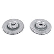 Load image into Gallery viewer, PowerStop Front Evolution Drilled &amp; Slotted Rotors - Pair fits 2006-2013 Chevrolet Corvette - Main Product View