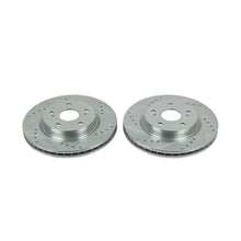 Load image into Gallery viewer, PowerStop Front Evolution Drilled &amp; Slotted Rotors - Pair fits 2006-2013 Suzuki Grand Vitara - Main Product View