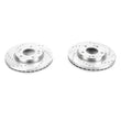 Load image into Gallery viewer, PowerStop Front Evolution Drilled &amp; Slotted Rotors - Pair fits 2007-2010 Hyundai Elantra - Main Product View