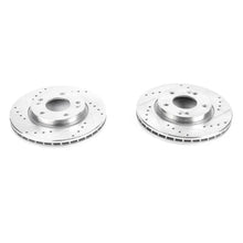 Load image into Gallery viewer, PowerStop Front Evolution Drilled &amp; Slotted Rotors - Pair fits 2007-2010 Hyundai Elantra - Main Product View