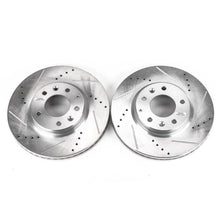 Load image into Gallery viewer, PowerStop Front Evolution Drilled &amp; Slotted Rotors - Main Product View