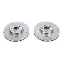 Load image into Gallery viewer, PowerStop Front Evolution Drilled &amp; Slotted Rotors - Pair fits 2007-2013 2016-2018 BMW X5 / X6 - Main Product View