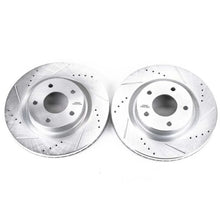 Load image into Gallery viewer, PowerStop Front Evolution Drilled &amp; Slotted Rotors - Pair fits 2007-2013 Nissan Altima - Main Product View