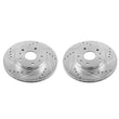 Load image into Gallery viewer, PowerStop Front Evolution Drilled &amp; Slotted Rotors - Pair fits 2007-2013 Suzuki SX4 - Main Product View