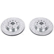 Load image into Gallery viewer, PowerStop Front Evolution Drilled &amp; Slotted Rotors - Main Product View