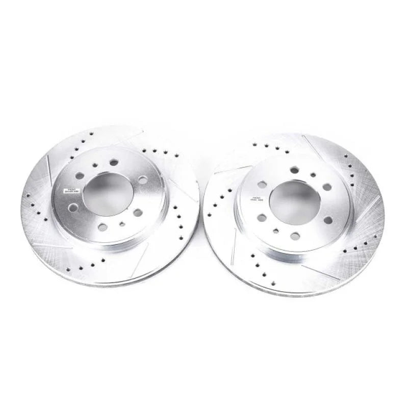 PowerStop Front Evolution Drilled & Slotted Rotors - Pair fits 2009 Ford F-150 FX4 - Main Product View