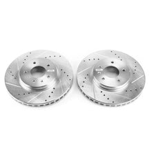Load image into Gallery viewer, PowerStop Front Evolution Drilled &amp; Slotted Rotors - Main Product View