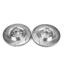 Load image into Gallery viewer, PowerStop Front Evolution Drilled &amp; Slotted Rotors - Main Product View