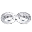 Load image into Gallery viewer, PowerStop Front Evolution Drilled &amp; Slotted Rotors - Main Product View
