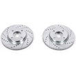 Load image into Gallery viewer, PowerStop Front Evolution Drilled &amp; Slotted Rotors - Main Product View