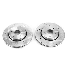 Load image into Gallery viewer, PowerStop Front Evolution Drilled &amp; Slotted Rotors - Pair fits 2010-2013 Suzuki Kizashi - Main Product View