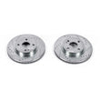 Load image into Gallery viewer, PowerStop Front Evolution Drilled &amp; Slotted Rotors - Pair fits 2011-2014 Mazda 2 SPORT - Main Product View
