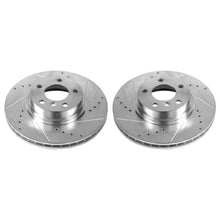 Load image into Gallery viewer, PowerStop Front Evolution Drilled &amp; Slotted Rotors - Pair fits 2011-2018 BMW X3 / X4 - Main Product View