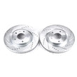 Load image into Gallery viewer, PowerStop Front Evolution Drilled &amp; Slotted Rotors - Pair fits 2011-2019 Nissan Juke / Sentra - Main Product View